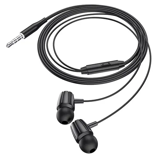 Навушники HOCO M88 Graceful universal earphones with mic Black - фото 3