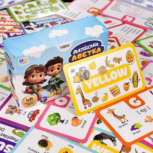 Настільна гра  Strateg Англійська абетка (31034) - фото 6