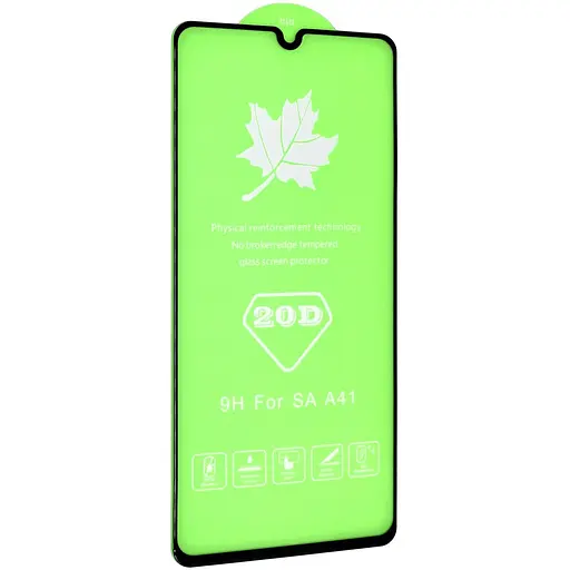 Защитное стекло DK Full Glue 20D для Samsung Galaxy A41 A415 2020 black