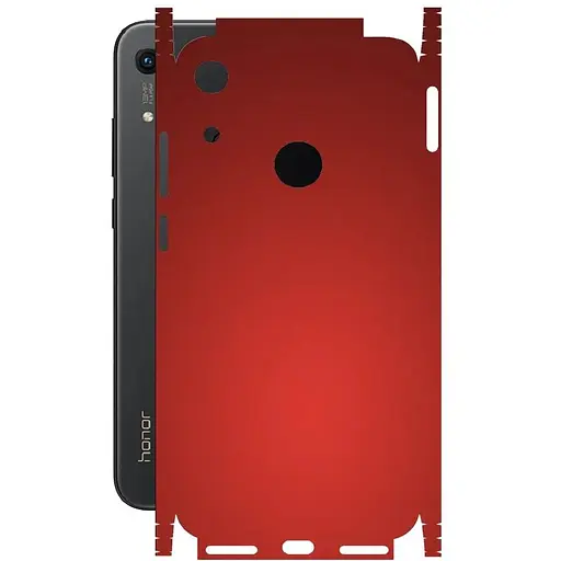 Защитная пленка StatusSKIN для Honor 8A Корпус Винил красная матовая