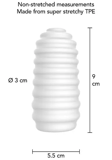 Мастурбатор Hero Ribs (білий) - фото 9