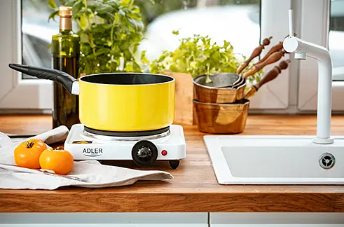 Одноконфорочна електроплита Adler AD 6503 - фото 9