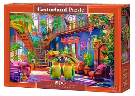 Пазл Castorland puzzle Папуги в раю, 500 ел. (B-53995)