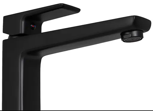 Смеситель для умывальника Rea Orix низкий black REA-B5642 Черный матовый - фото 4