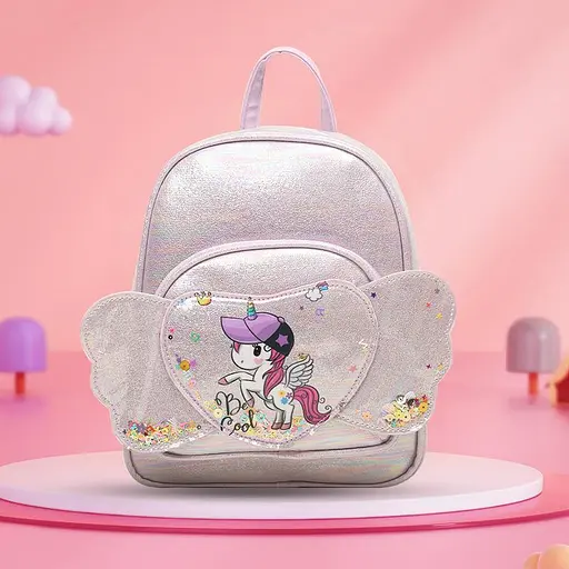 Рюкзак із єдинорогом, на 1 відділення, 24x20x8 см, C62917 (В асортименті) - фото 3