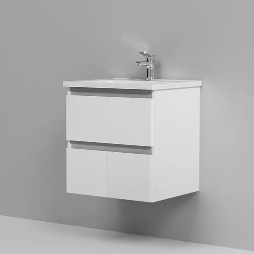 Тумба подвесная AM.PM X-Joy 55 см с умывальником M85-FHX0553-WC0553WG38 - фото 4