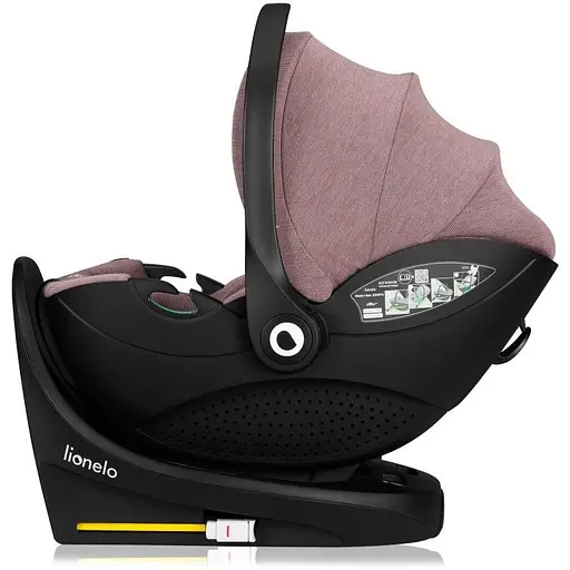 Автокресло Lionelo Moxie i-size set pink mauve (LO-MOXIE I-SIZE SET PINK MAUVE) - фото 3