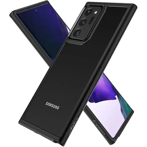 Оригинальный противоударный чехол Spigen Ultra Hybrid для Samsung Galaxy Note 20 Ultra (6.9") Black (ACS01394) - фото 5