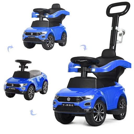 Каталка-толокар Metr+ 651-4 Синій 2 в 1 - фото 2