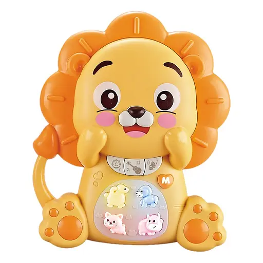 Пианино, 15 см, слон, лев, интерактивное (в ассортименте)