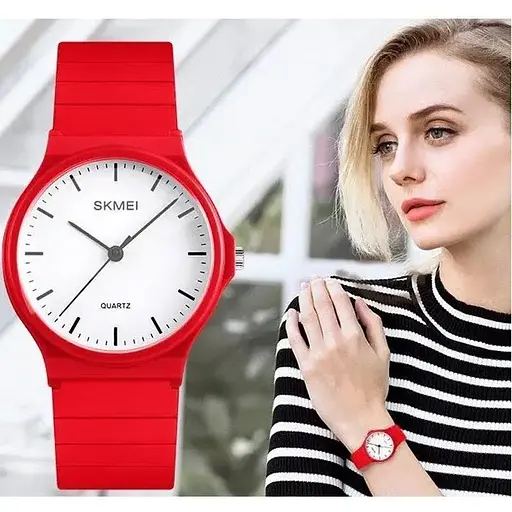 Наручний годинник жіночий Skmei 1419 Red, 1419RD (18413) - фото 4