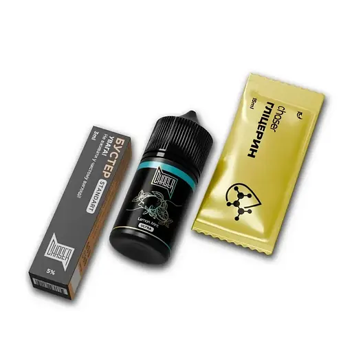 Набор компонентов для самозамеса солевой заправки CHASER Black Ultra 30 мл LEMON MINT Лимон Мята, 0-50 мг (18033)