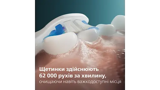 Электрическая зубная щетка Philips Sonicare HX7406/02 серии 6100 бело-голубая - фото 8