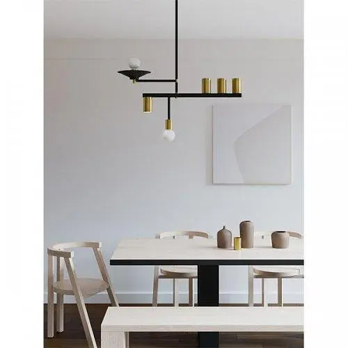 Люстра Constructio, PikArt арт. 12864 Золотий/чорний - фото 2