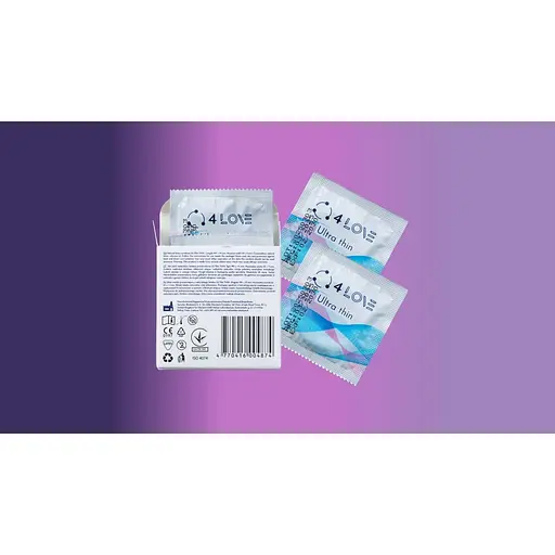 Презервативи 4Love Ultra thin ультра тонкі 4 шт. - фото 7