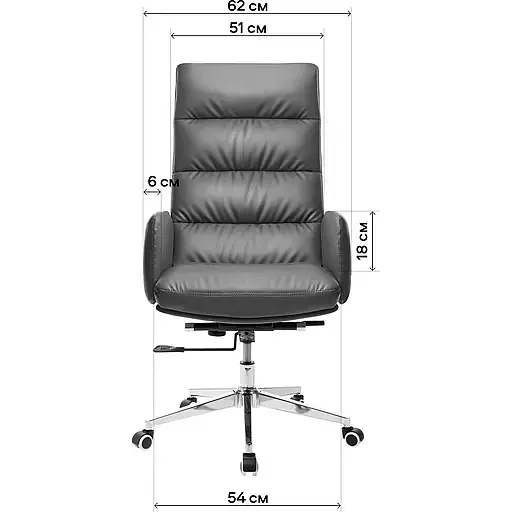 Офісне крісло GT Racer B-8995, чорне (B-8995 Black) - фото 11