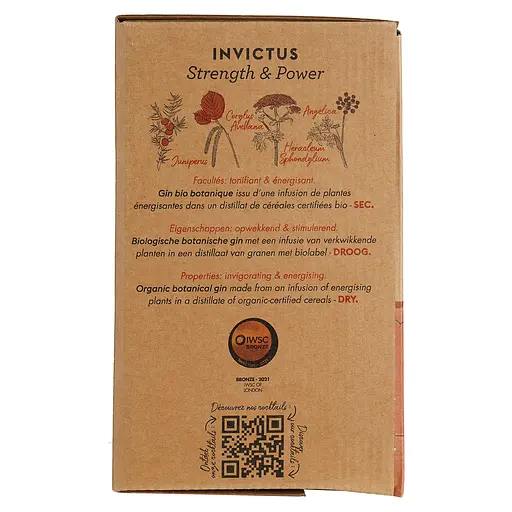 Джин Maredsous Distillery Invictus 40% 0.5 л з двома келихами в подарунковій упаковці - фото 9
