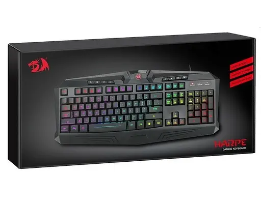 Игровая клавиатура Redragon Harpe 2 K503 RGB-1 UKR RGB-подсветка мембрана + подставка 104+8 кнопок - фото 4