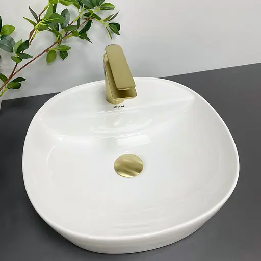 Умивальник VBI Agordo S white накладний VBI-014903, Білий - фото 4