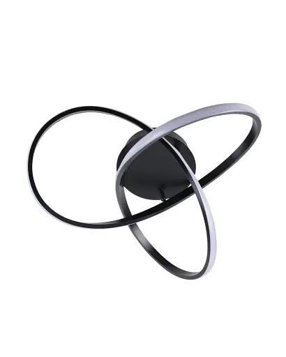 Люстра Goldlux 329684 Oskar Big LED 1x30W 4000K 4000Lm IP20 чорна - фото 1