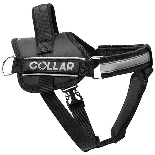 Шлея Dog Extreme Police №3 В:55-75 см чорна - фото 1