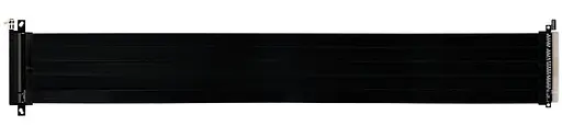 Рейзер кабель для ПК LIAN LI 600mm PCIe 4.0 RISER CABLE (G89.PW-PCI-4-60X) Black - фото 1