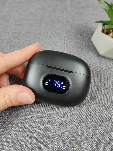 Беспроводные вакуумные наушники черные m919 max - фото 7