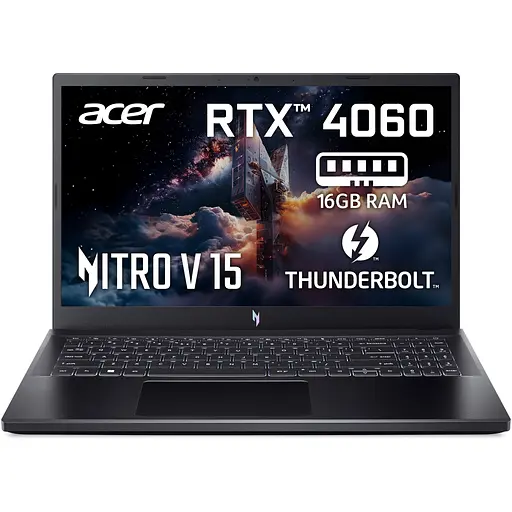 Ігровий ноутбук Acer Nitro V 15 ANV15-51-778C i7-13620H 49GHz, Full-HD, IPS, 16GB DDR5, 512GB, RTX 4060 8GB, Без - фото 2