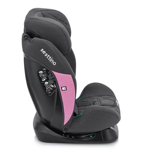 Автокрісло Sesttino Secure Pro 0-36 кг Pink - фото 8