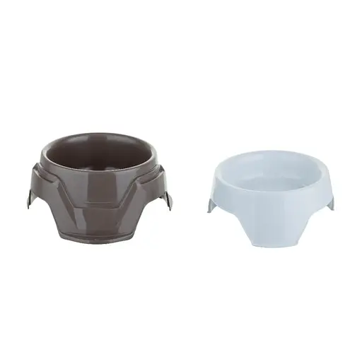 Миска для корма с регулируемой высотой Mimi 19x19x10/13h, коричневый - фото 2