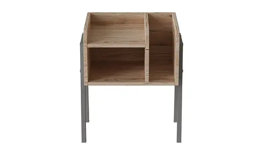 Тумба модульная Ferrum-decor Амели 540x450x320 металл Серый ДСП Дуб Сан-Марино 16 мм (FRD-103018) - фото 3