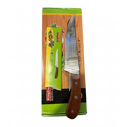 Нож кухонный универсальный с деревянной ручкой 32 см King Gary 88257 - фото 2