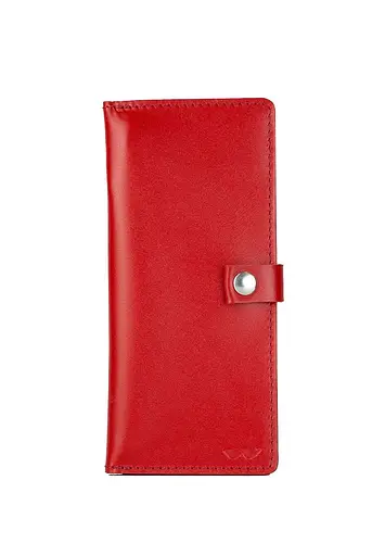 Кожаный портмоне Medium Purse красный - фото 2