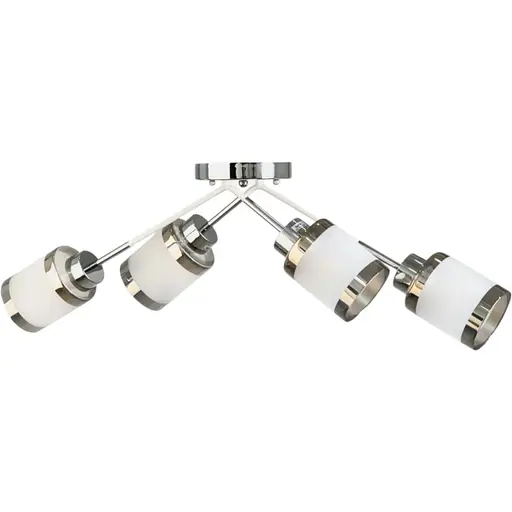 Люстра Brille LK-734C/4 E27 WH+CH