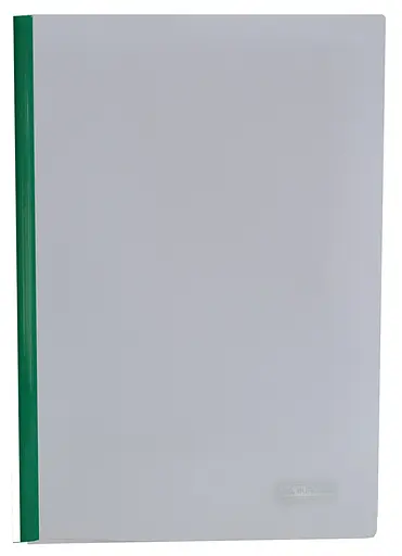Папка-швидкозшивач 65листів/10 мм, з притискною планкою, 160/160 мкм BM.3371-99 BUROMAX (4823078912954) Зелений - фото 1