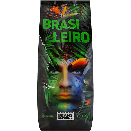 Кава зернова Beans Republic Brasileiro смажена 1 кг