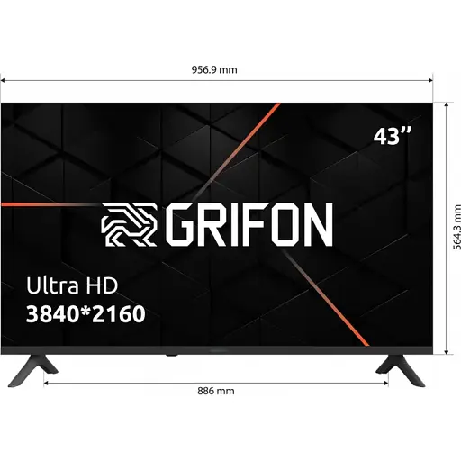 LED-телевизор GRIFON Diva DV43USB - фото 8