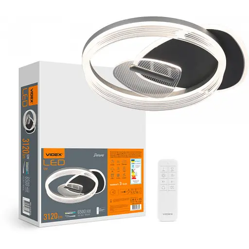 LED світильник функціональний Videx DECORA 52W VL-CLD-993-BSL - фото 1