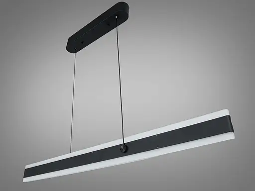 Світлодіодна підвісна люстра Diasha чорна 50 Вт - фото 4