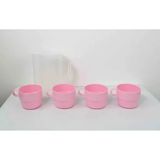 Набор Gusto кувшин мерный с кружками 0.2 л 4 шт. G-2072 в ассортименте (128773) - фото 3