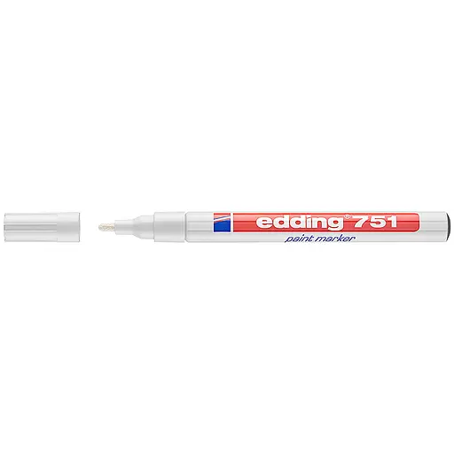 Маркер Edding Paint e-751 1-2 мм круглый белый (e-751/49)