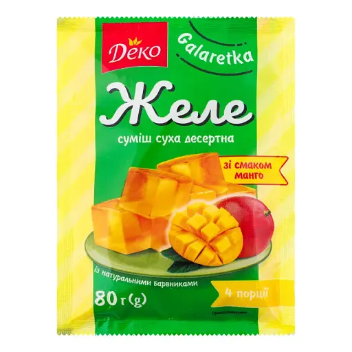 Желе Деко со вкусом манго 80 г