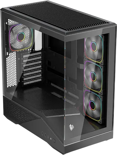 Корпус 1stPlayer GM7 ARGB Black (GM7-BK-3FN7R-1FN7) - фото 3