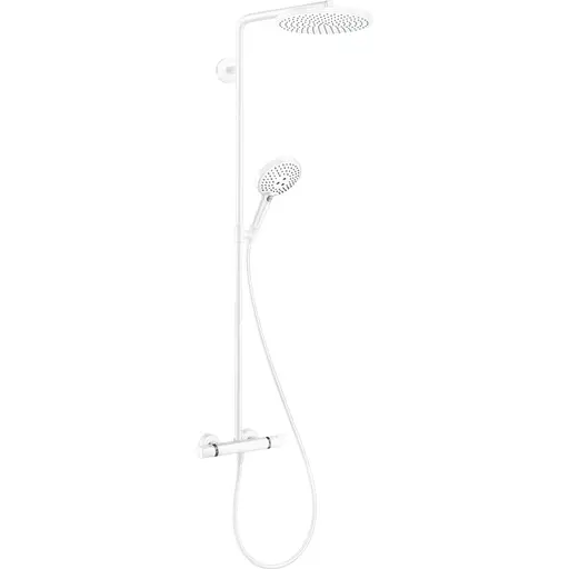 Душова система Hansgrohe Raindance Select S 240 Showerpipe 27633700 білий матовий - фото 1