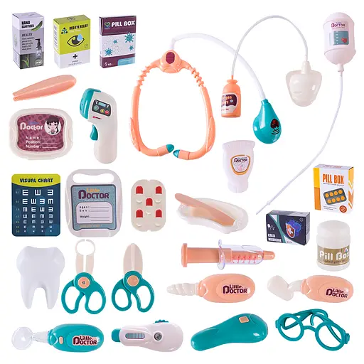 Набір лікаря з рентгеном 660-88, 29 предметів, у коробці (6990891400857) - фото 4