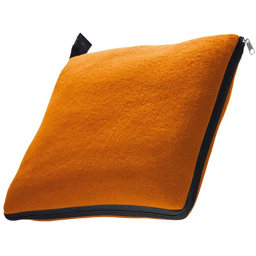 Плед-подушка Easy Gifts Radcliff 2 в 1 флісовий 180х120 см помаранчевий (277510) - фото 2