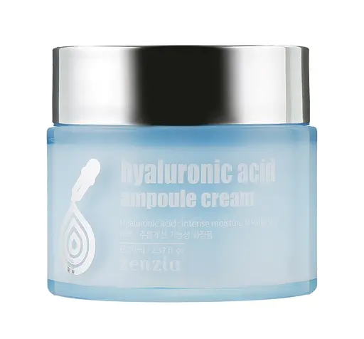 Крем для лица Гиалурон HYALURONIC ACID Ampoule Cream Zenzia 70 мл - фото 1