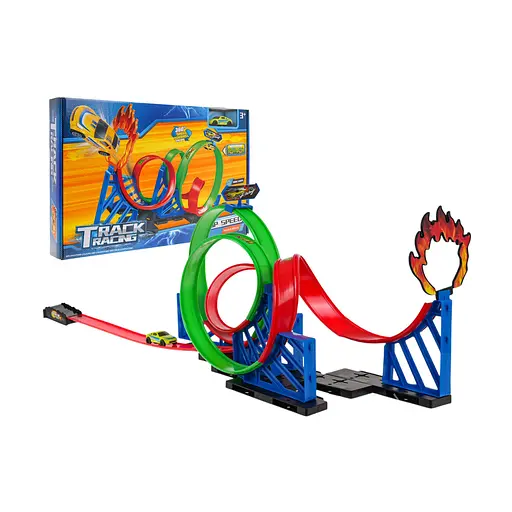 Гонная трасса детская с поворотами на 360°