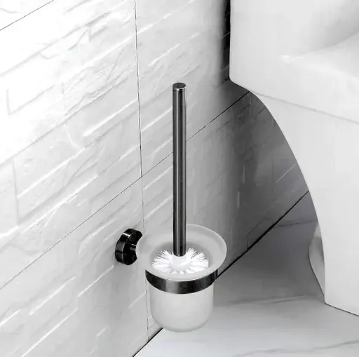 Йоржик для унітазу Rea Mist 06 black REA-80031, Чорний матовий - фото 2