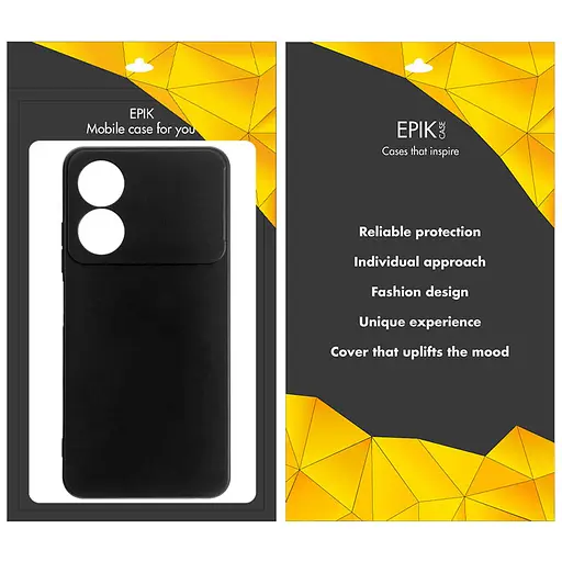 Чехол TPU Epik Black Full Camera для ZTE Blade A34 4G Черный - фото 2